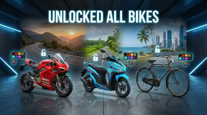 Unlocked All Bikes