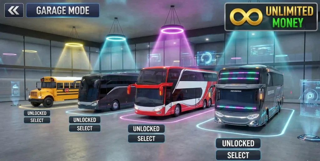 Unlocked all Busses
